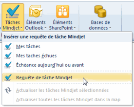 L'insertion de tâches dans Mindjet 11